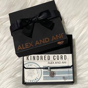 Alex and Ani bracelet with snowflake charm NEW